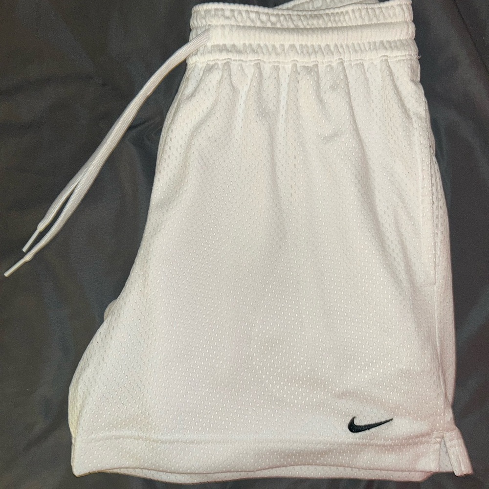 White Nike mesh Shorts